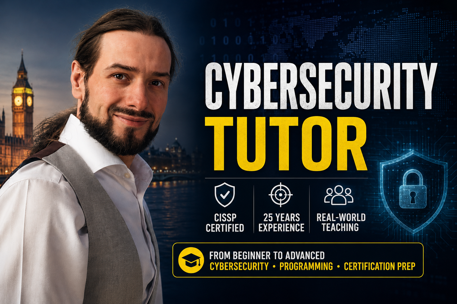Cybersecurity and computer science tutoring