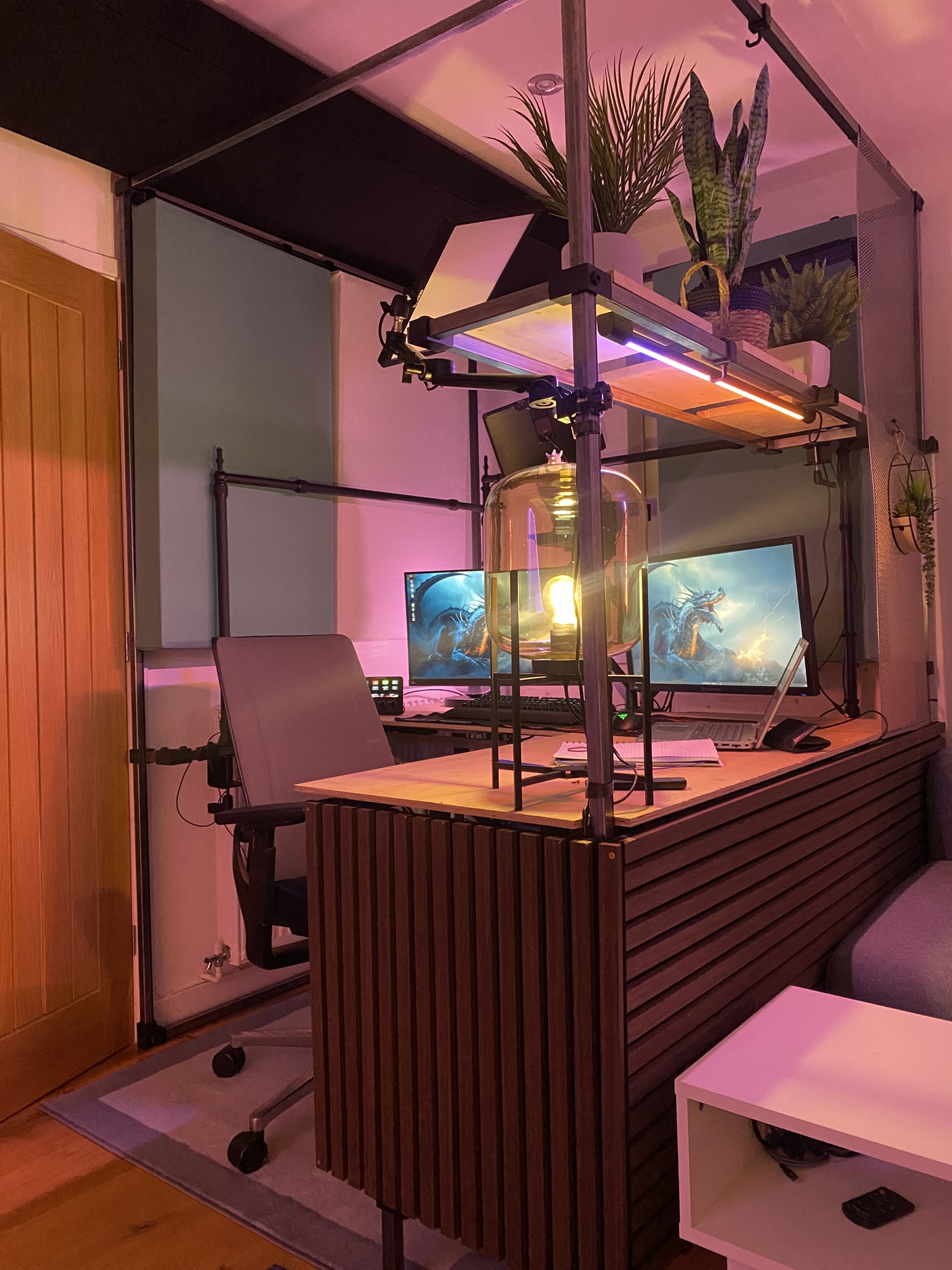 Desk Front View